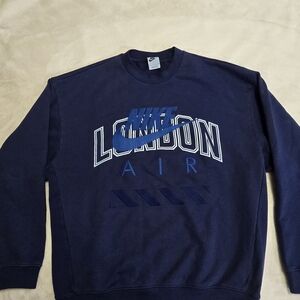 Nike Men's Navy Crewneck Sweater